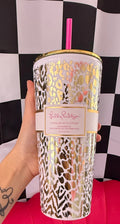 Gold Metallic 24oz Tumbler