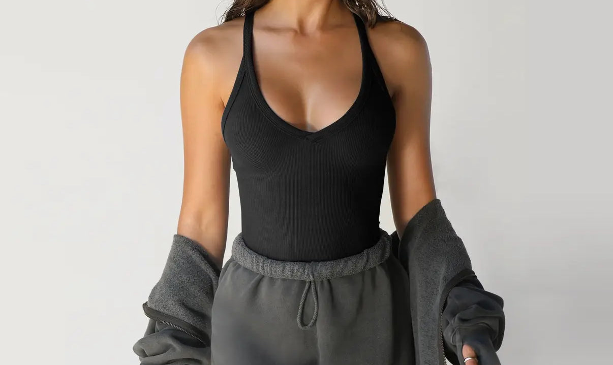 Knitted Vest Slim Fit Top