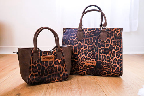 Cheetah Print Wrangler Tote