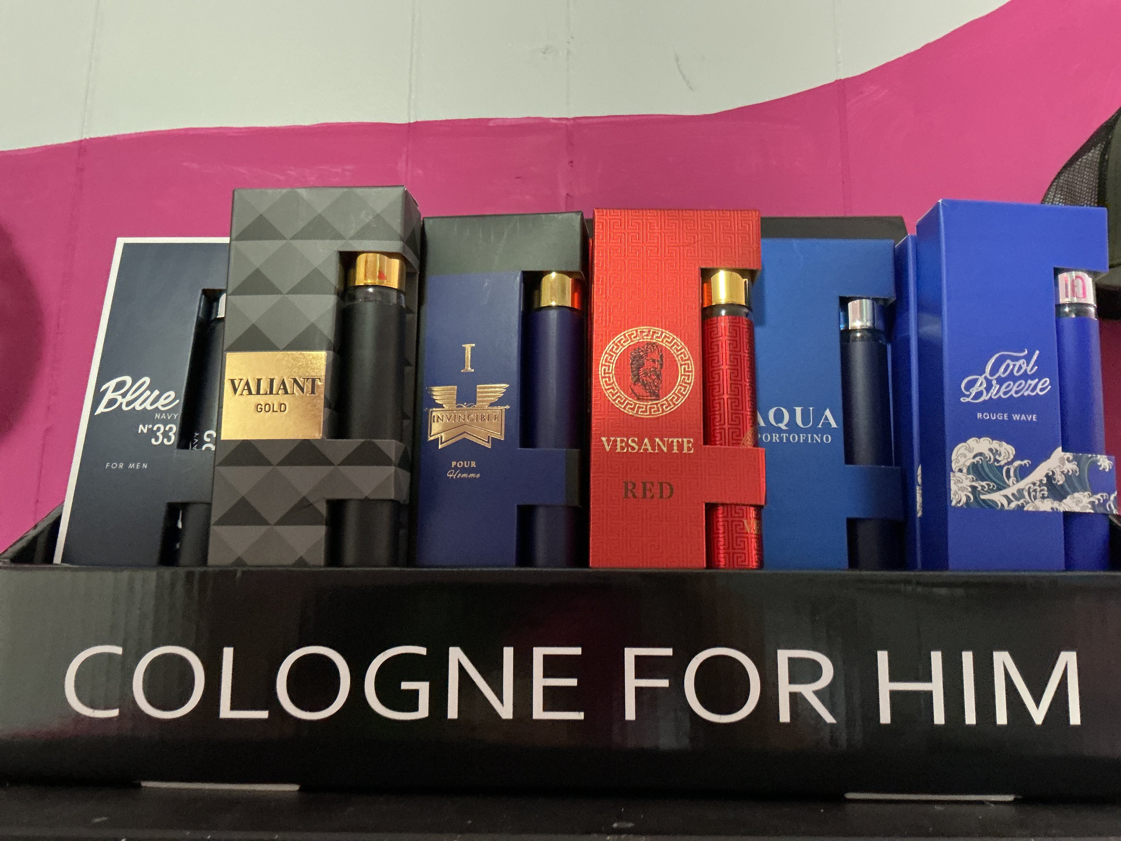 Men’s travel size cologne