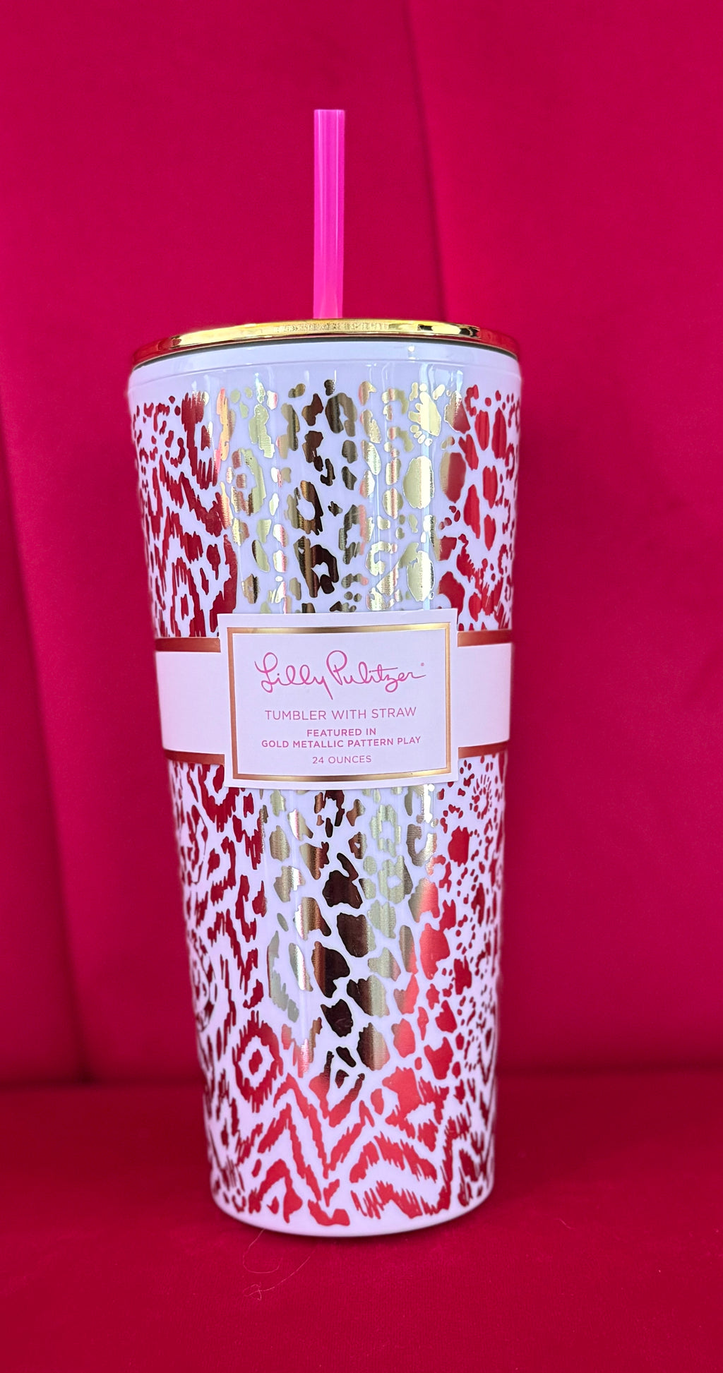 Gold Metallic 24oz Tumbler