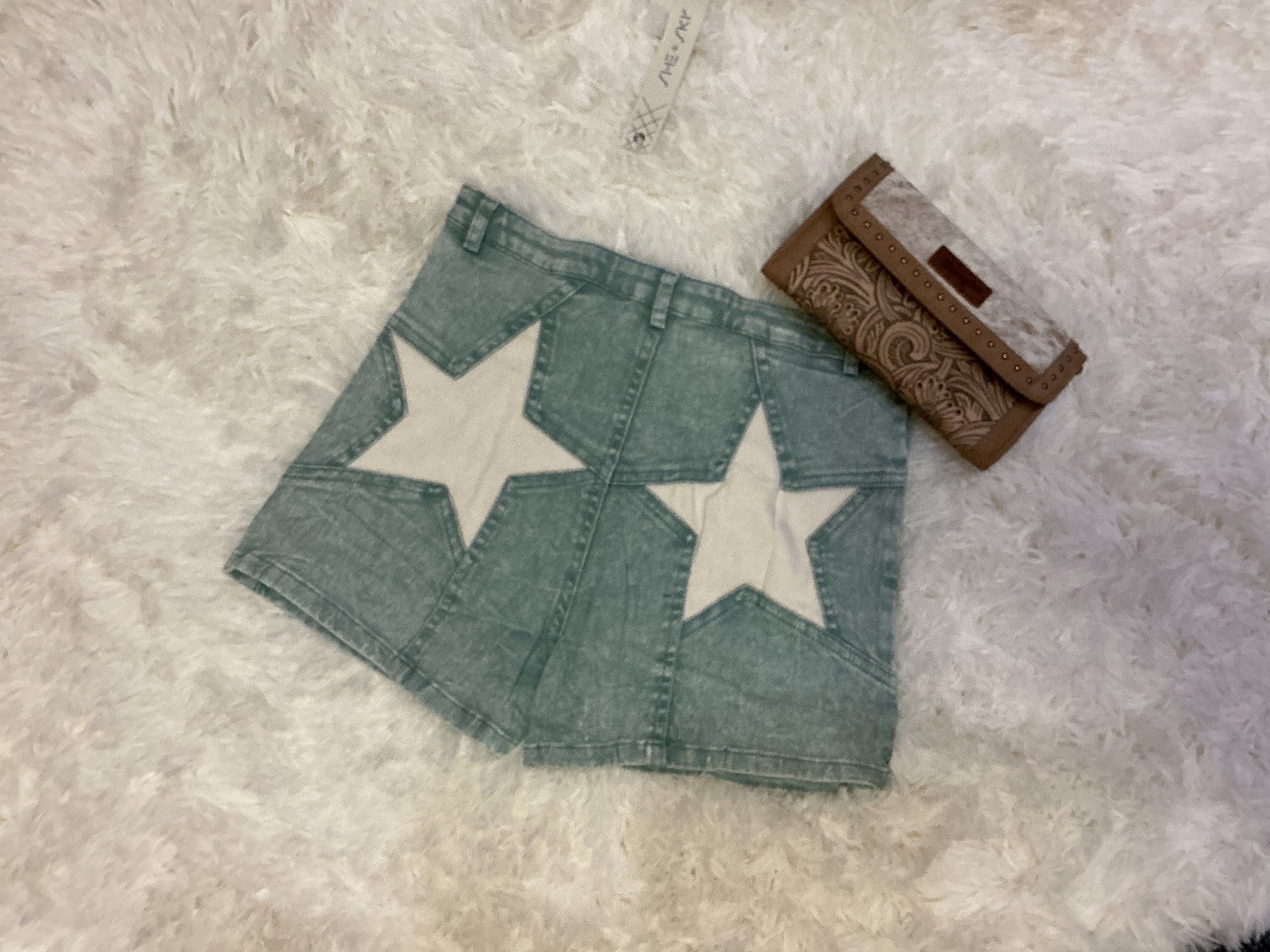 Star Blue Jean Shorts